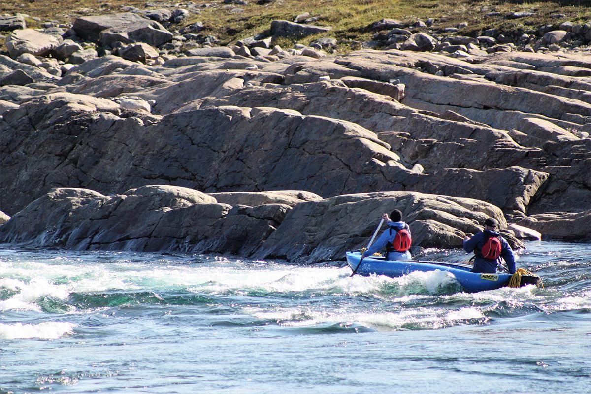 Hiking and canoeing excursion